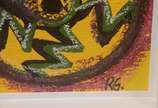 Rubens Gerchman (1942-2008), Ciclista - Técnica mista - datado 55.