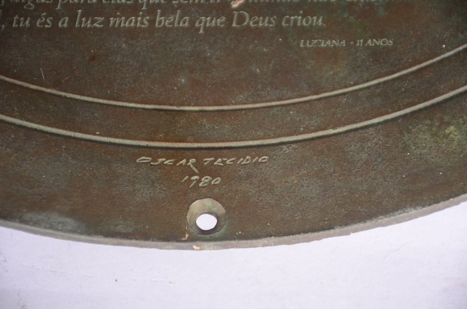 Relógio de sol de bronze. - foto 3 de 7