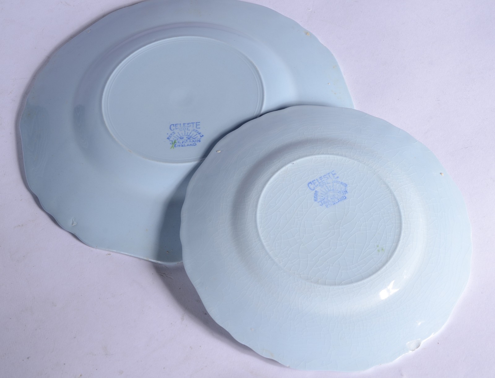 Aparelho de jantar de faiança inglesa azul "Celeste" - J & G Meakin... - foto 7 de 10