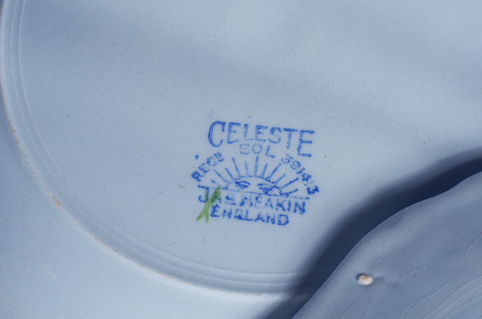 Aparelho de jantar de faiança inglesa azul "Celeste" - J & G Meakin... - foto 8 de 10