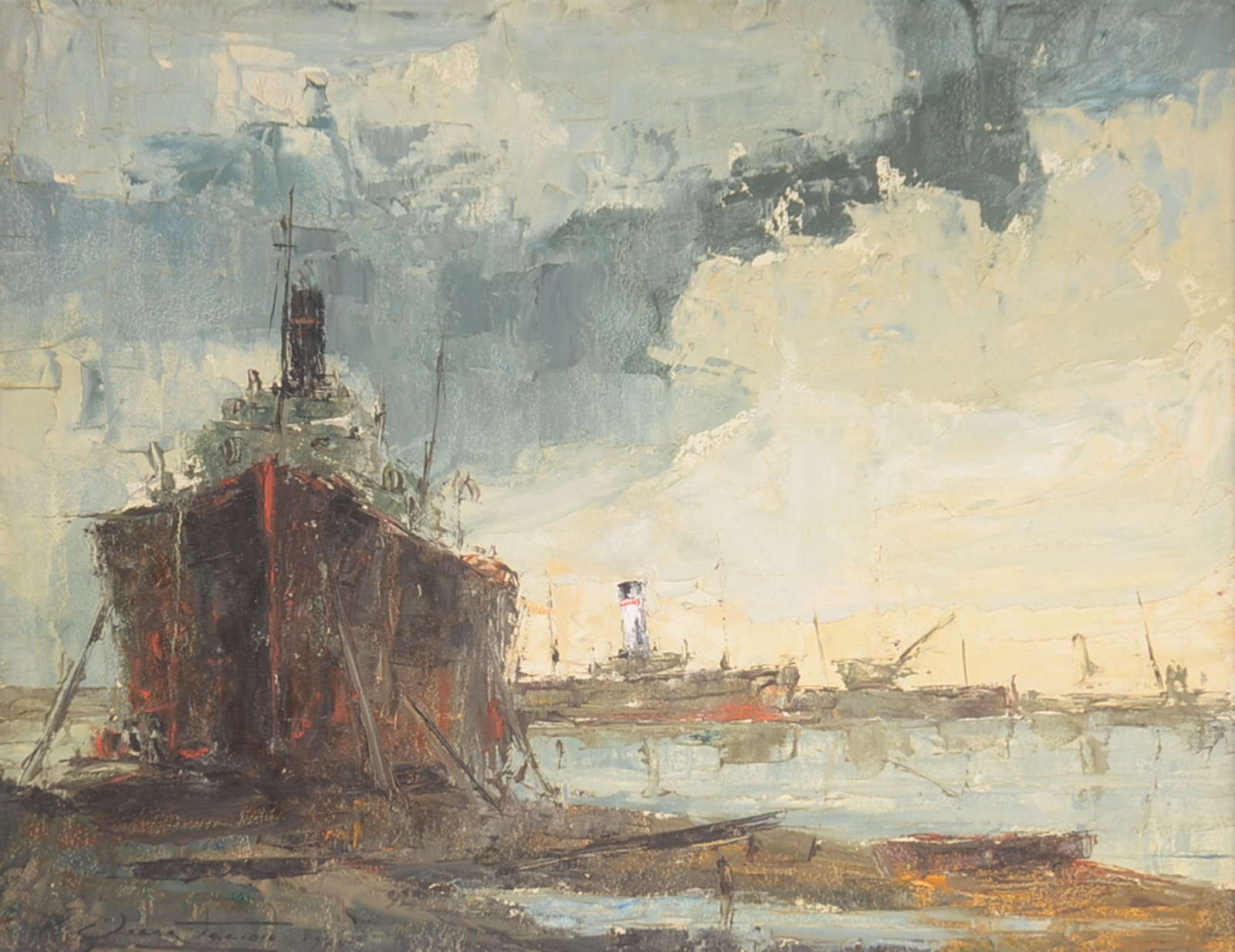 Oscar Tecídio (1926-1995), Os Barcos Também Morrem - foto 1 de 5