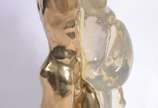 MAX FORTI (1937), Casal - Escultura de bronze e resina. Pequenos defeitos.