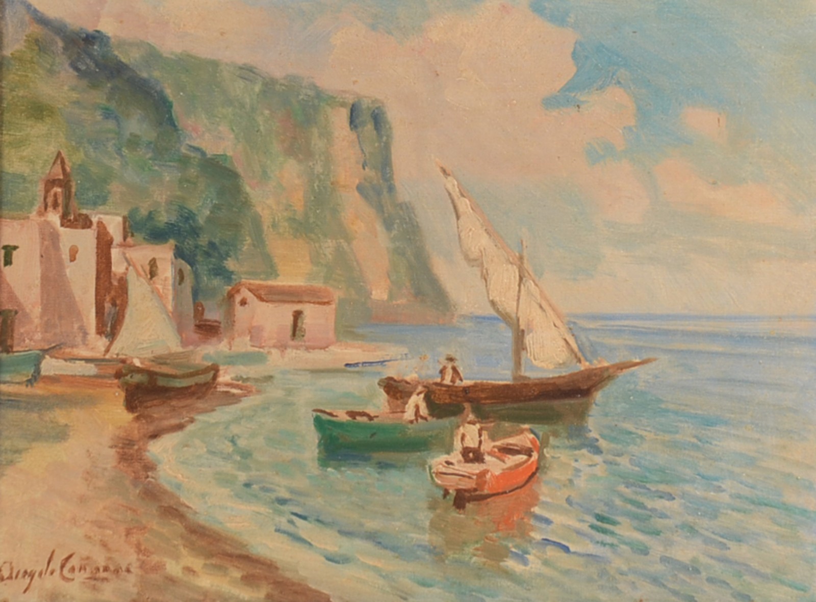 Angelo Cannone (1899-1992), Costa de Sorrento - foto 1 de 5