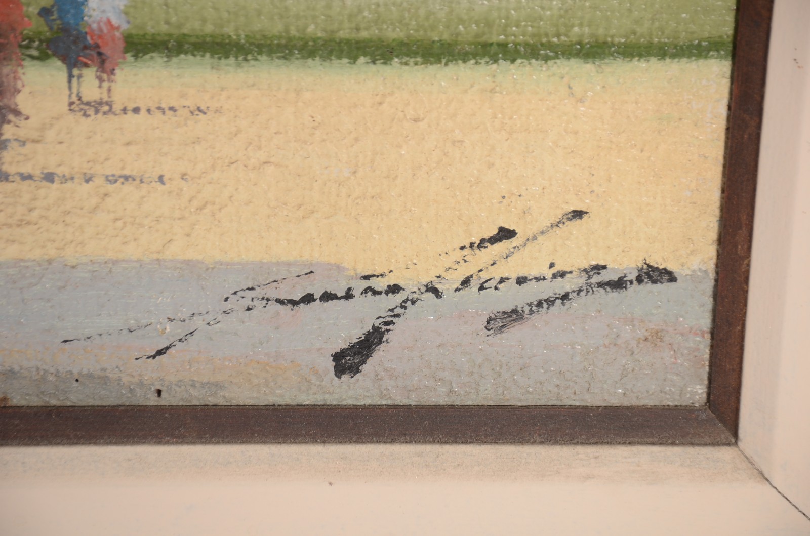 Sansão Pereira (1919-2014), Marinha com figuras - foto 3 de 4