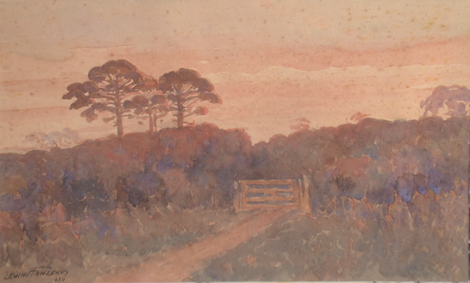 Levino Fânzeres (1884-1956), Paisagem com Cancela - foto 1 de 5