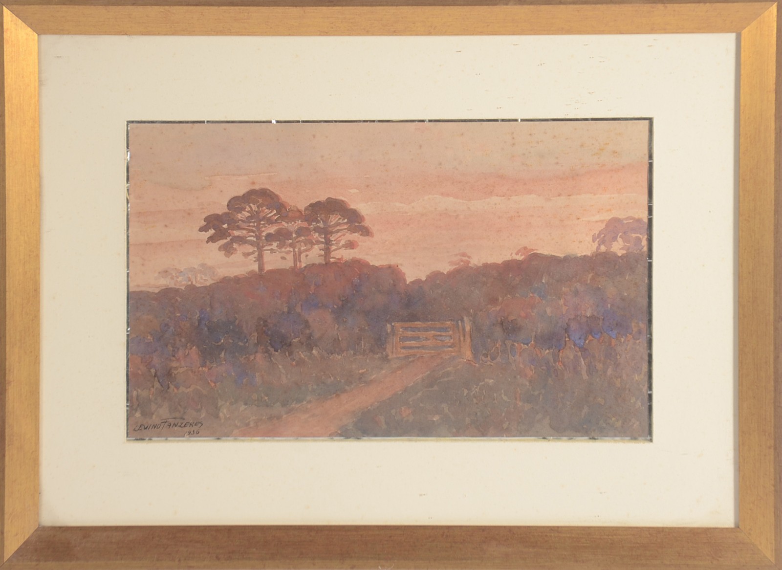 Levino Fânzeres (1884-1956), Paisagem com Cancela - foto 2 de 5