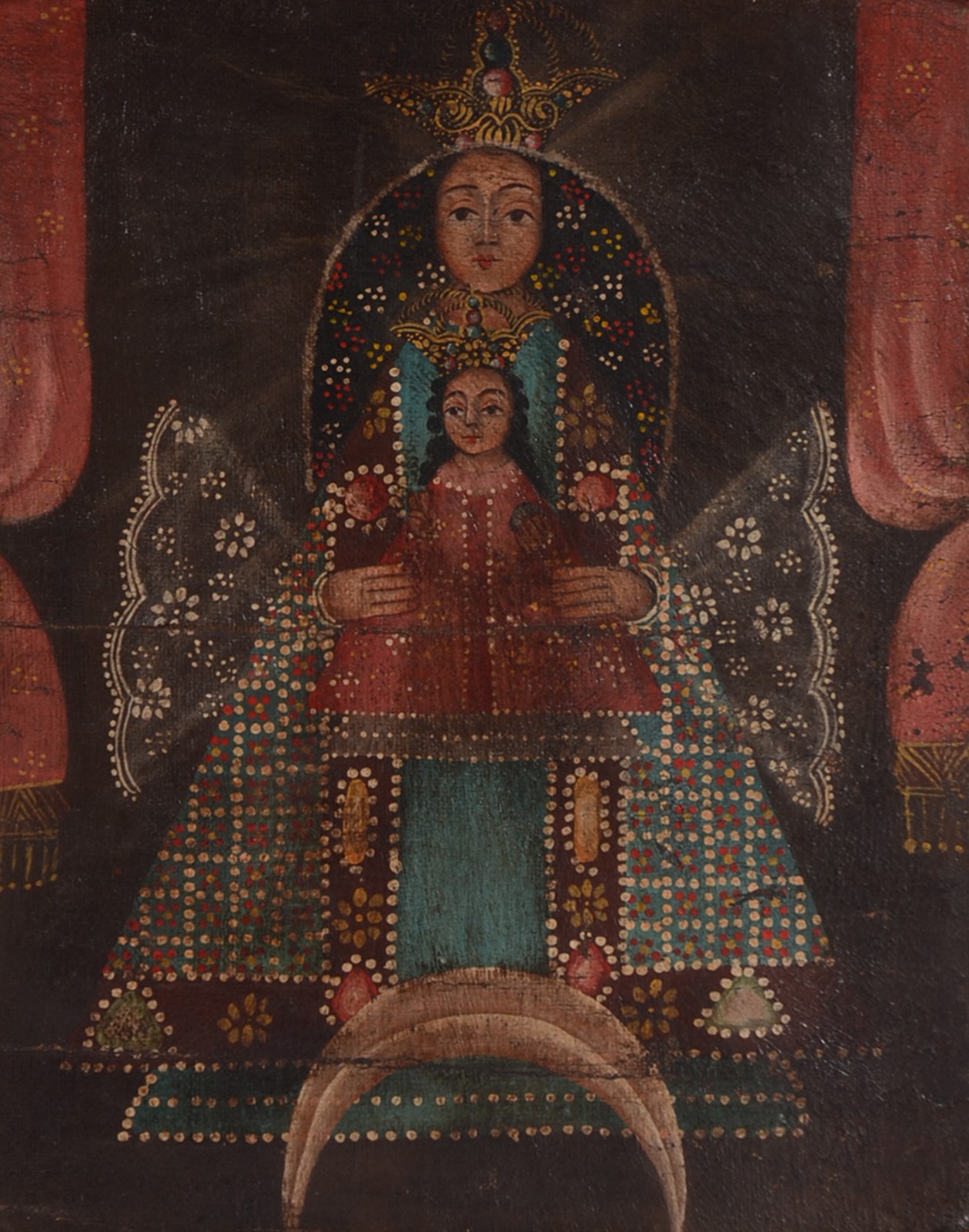 Escola Cusquenha (1538), Nossa Senhora - foto 1 de 4