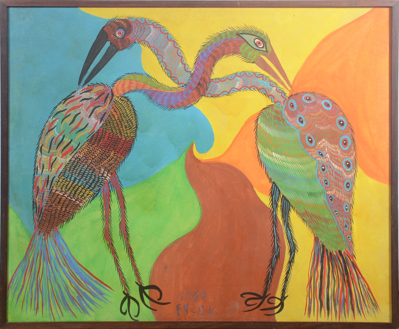 Chico da Silva (1910-1985), Aves Fantásticas - foto 2 de 4