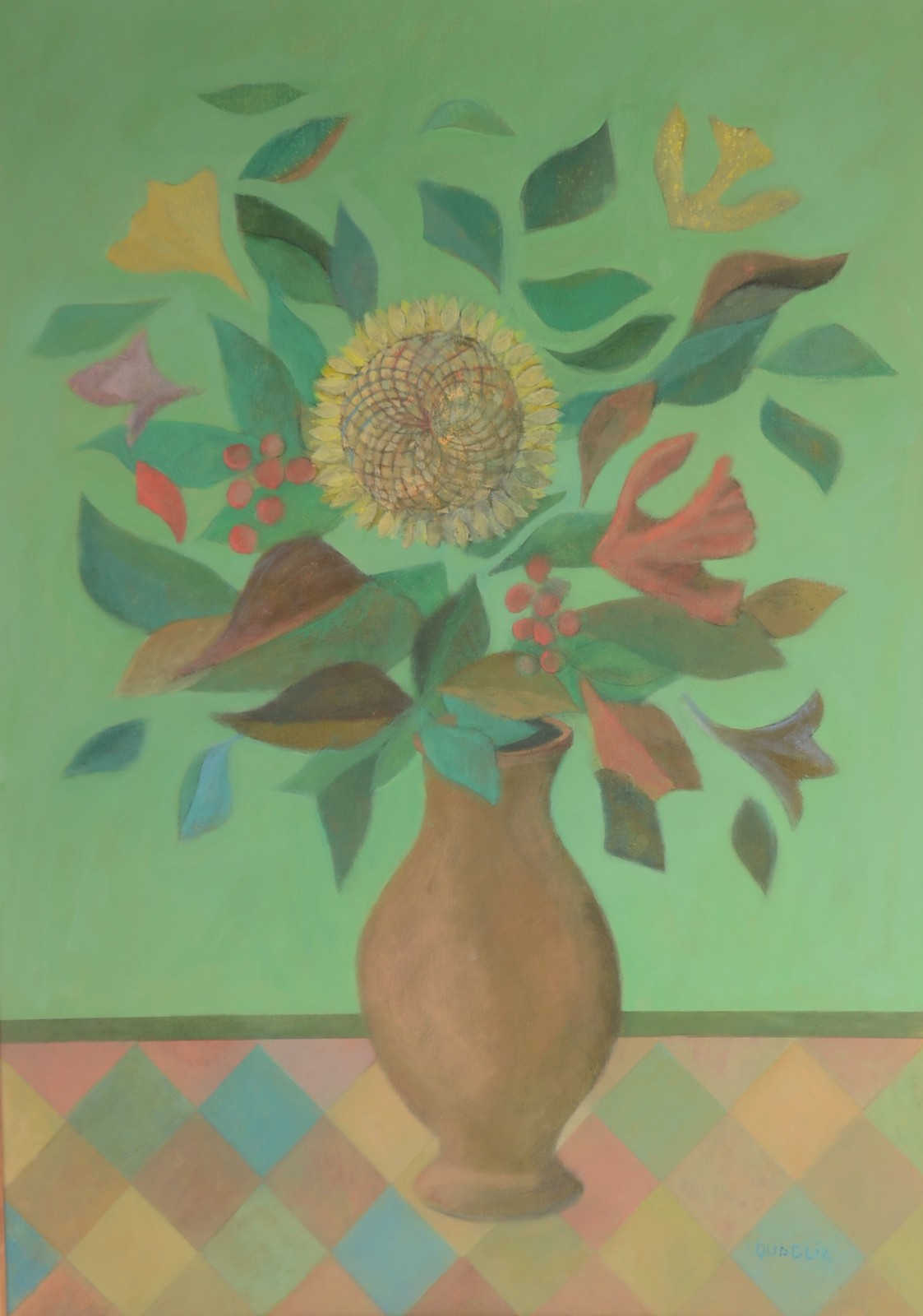 João Quaglia (1928-2014), Vaso com Girassol - foto 1 de 5