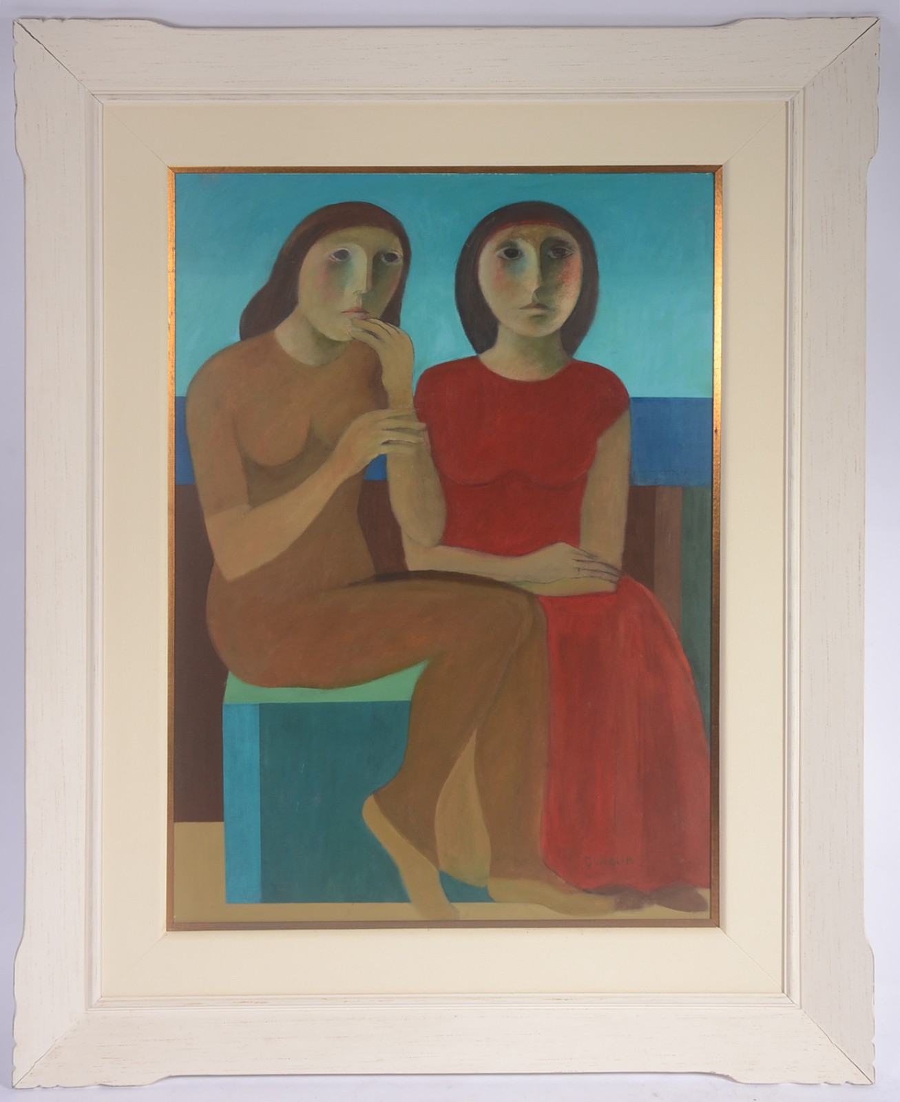 João Quaglia (1928-2014), Duas figuras - foto 2 de 5