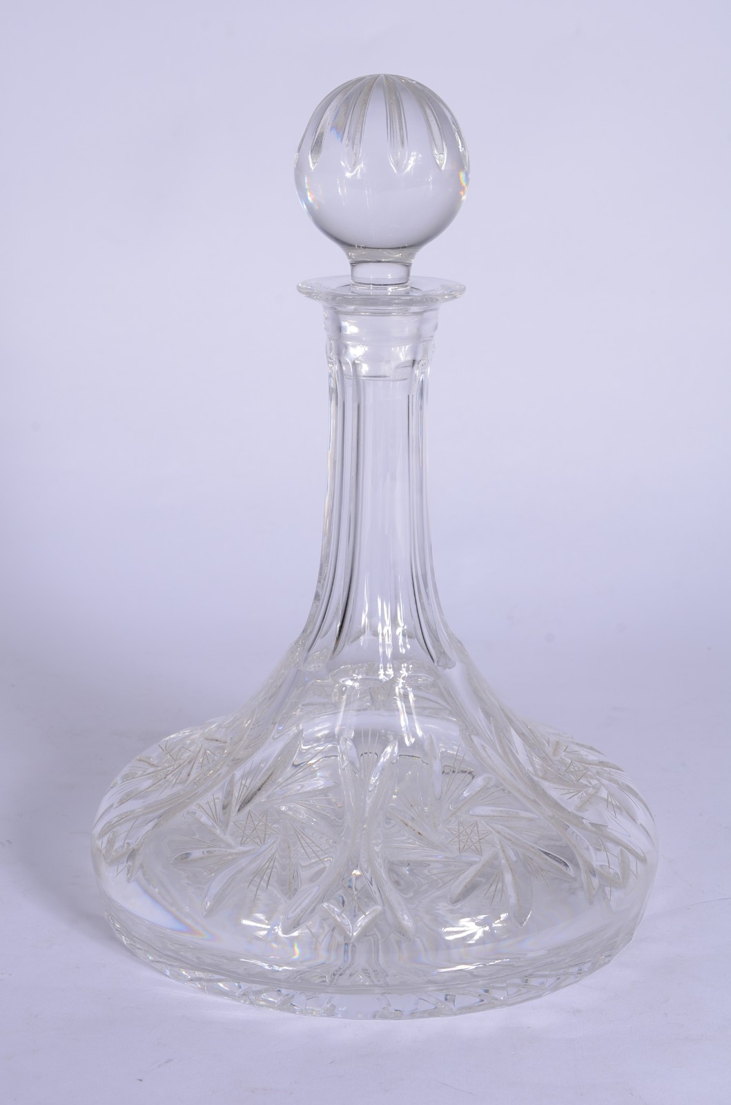 Captain decanteur de cristal lapidado. - foto 1 de 6