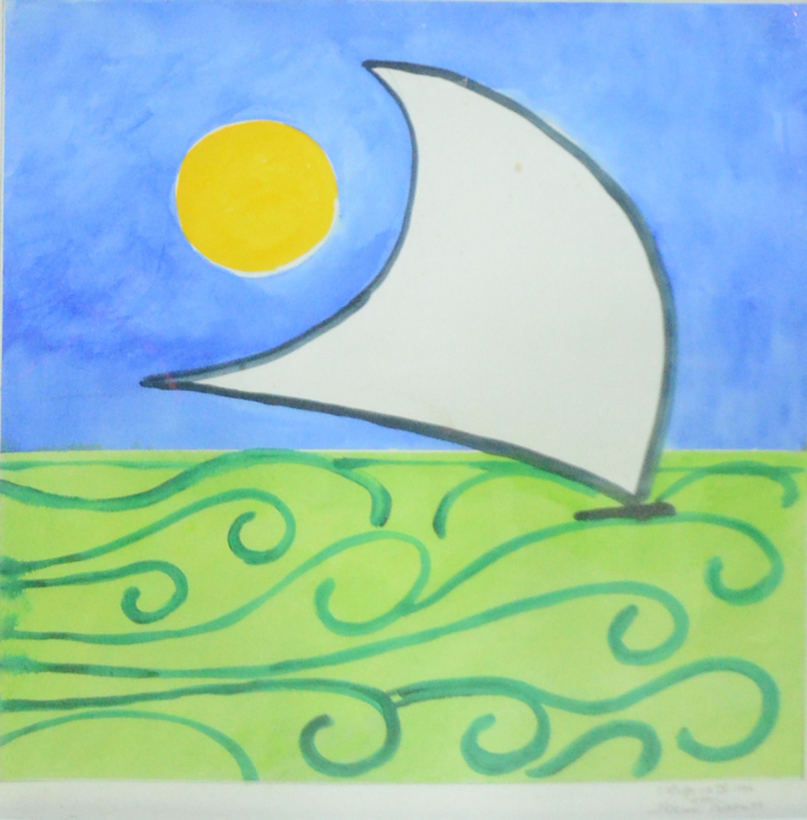 Aldemir Martins (1922-2006), Marinha - Estudo IX - foto 1 de 4