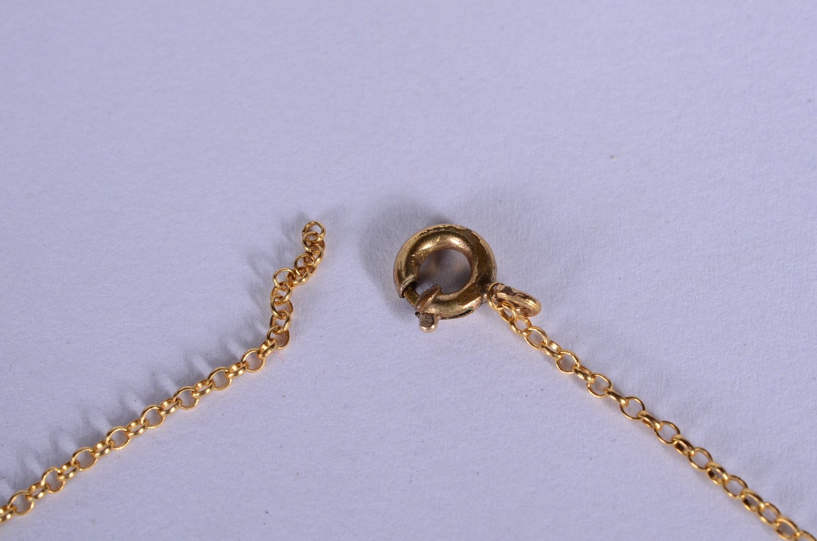 Tornozeleira de ouro 18 k., contraste 750 malha com elinhos com... - foto 3 de 4