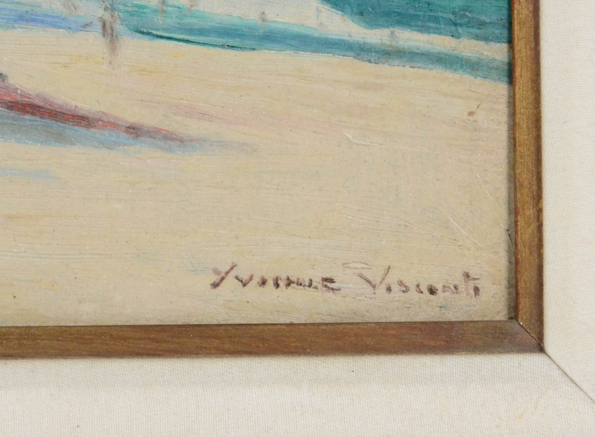 Yvonne Visconti (1902-1965), praia - foto 2 de 3