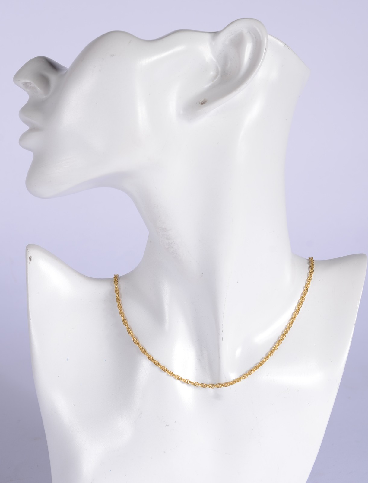 Colar de ouro 18 k., contraste 750mls, malha torcida. (Por motivos de... - foto 6 de 6