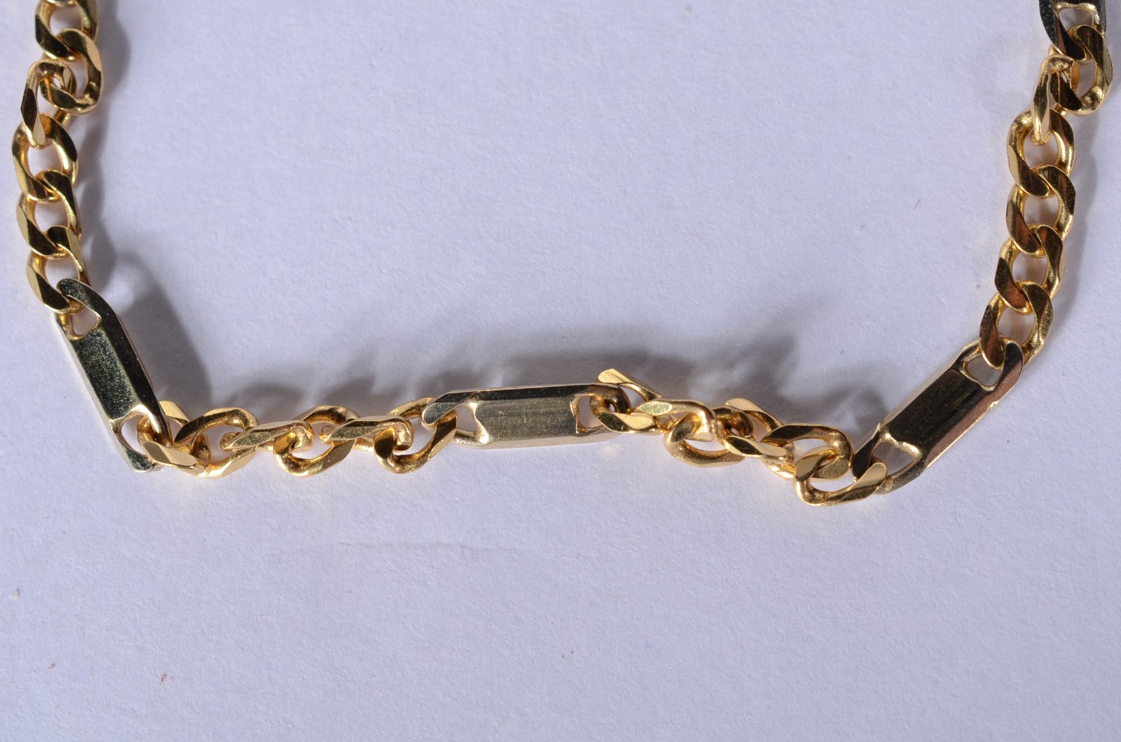 Pulseira de ouro 18 k., contraste 750 mls. (Por motivos de segurança... - foto 2 de 5
