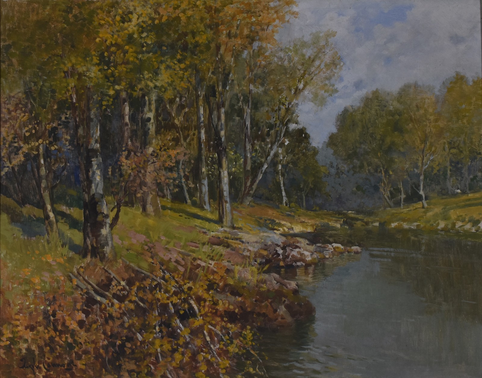 Angelo Cannone (1899-1992), Paisagem com Riacho - foto 1 de 5