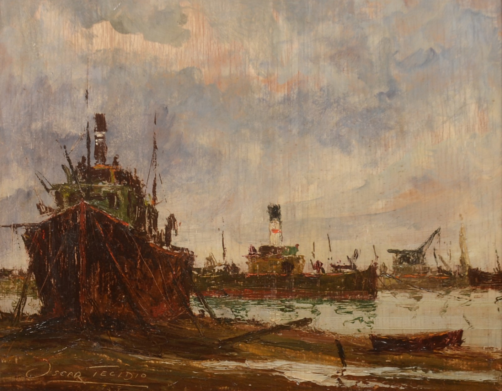 Oscar Tecídio (1926-1995), Velhos Barcos - foto 1 de 5