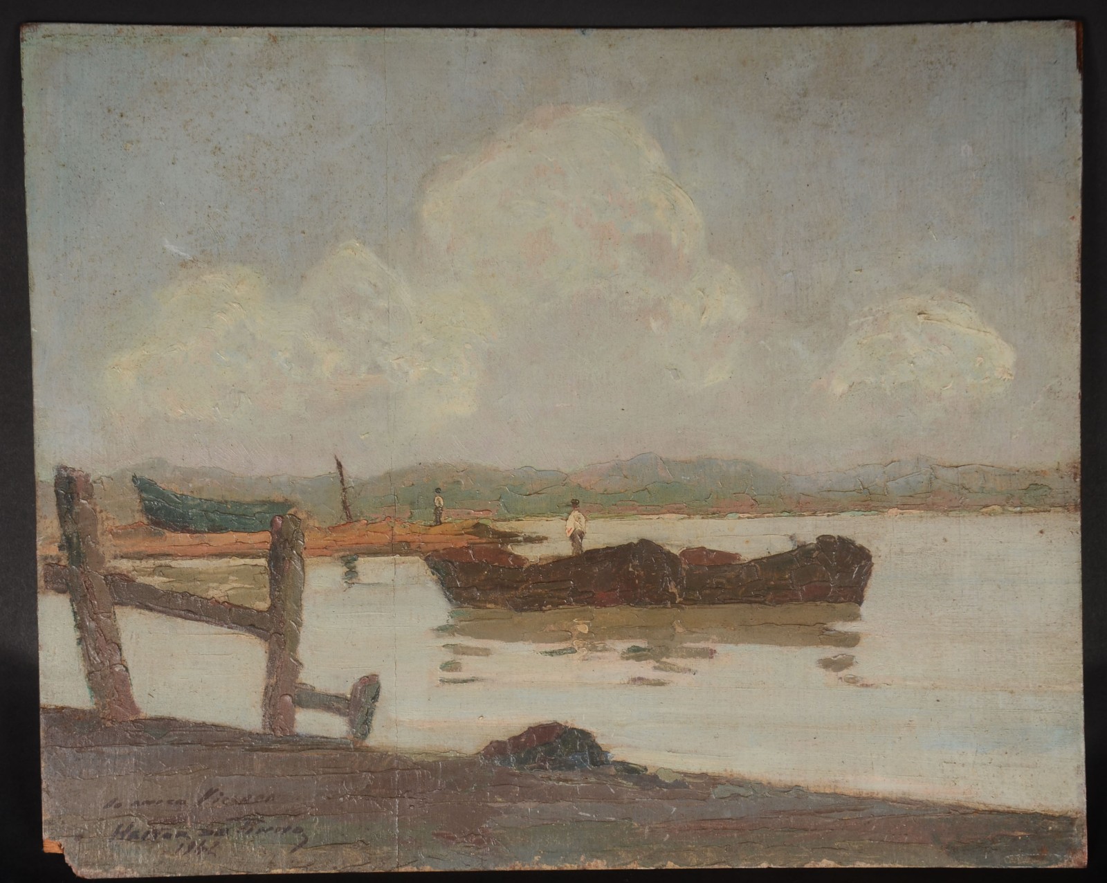 Heitor de Pinho (1897-1968), Barcos e figuras - foto 2 de 5