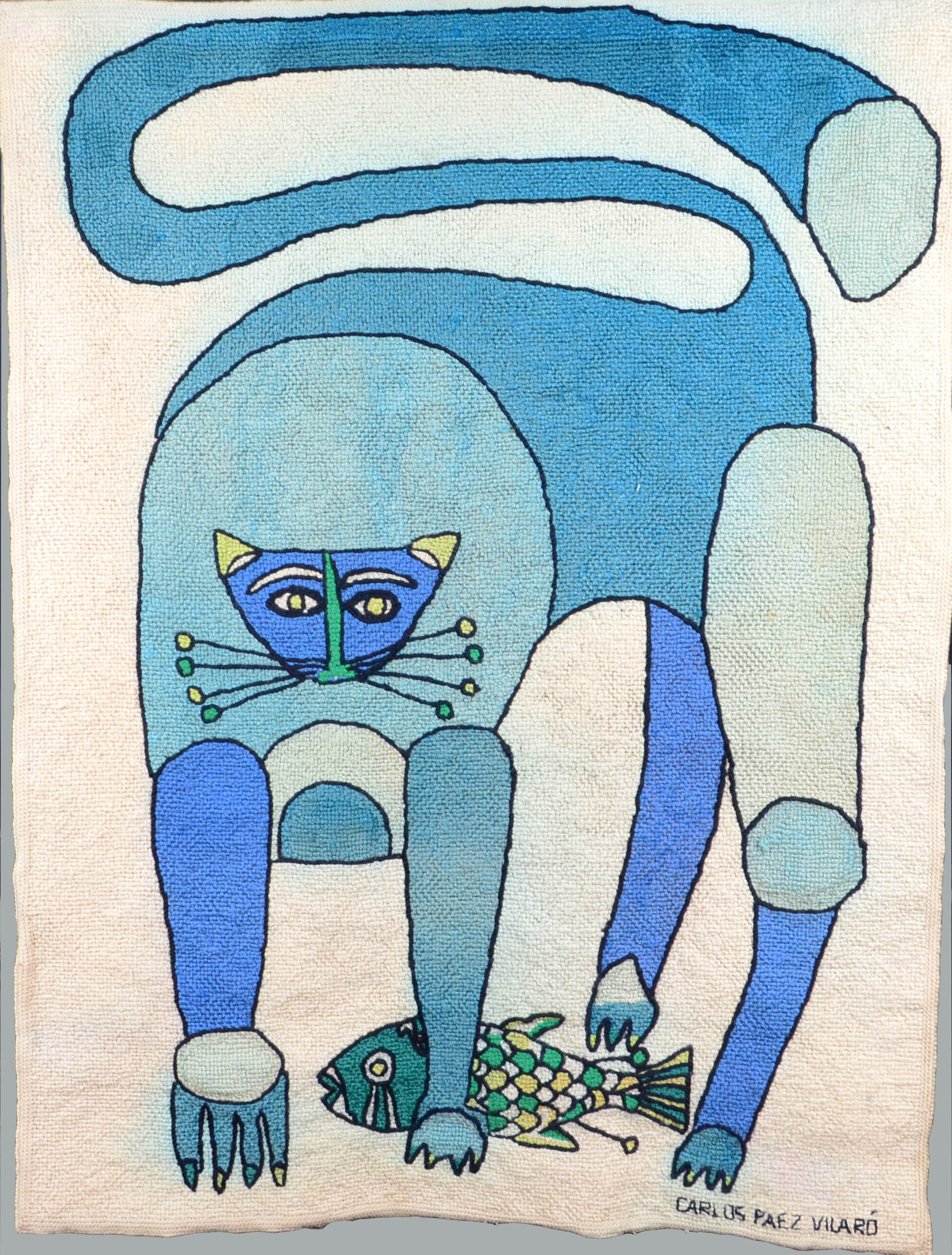 Carlos Paez Vilaró (1923-2014), Gato com Peixe - foto 1 de 2