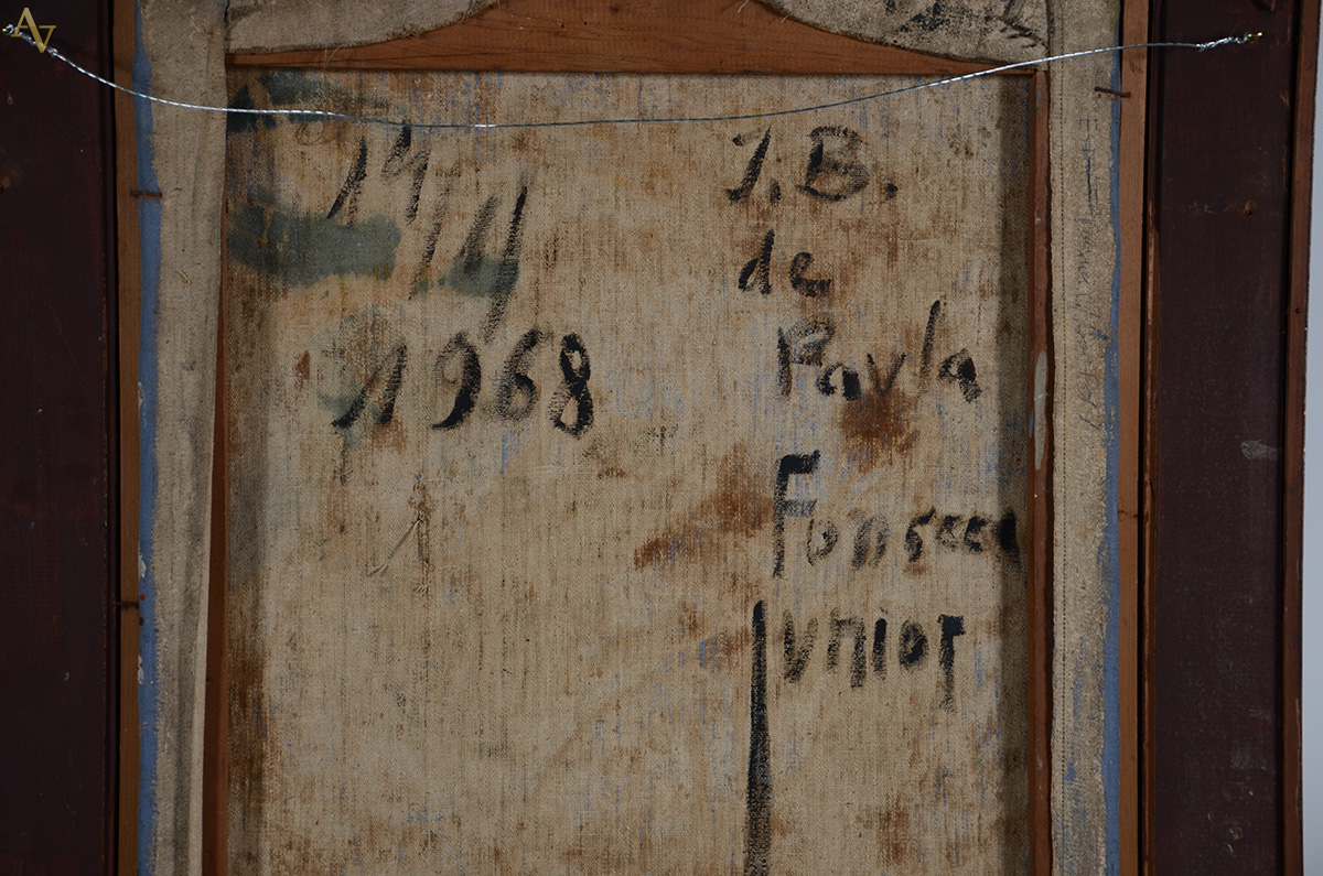FONSECA JUNIOR (1917) - Casario - ost - 65 x 54 - datado 1968 - foto 5 de 5