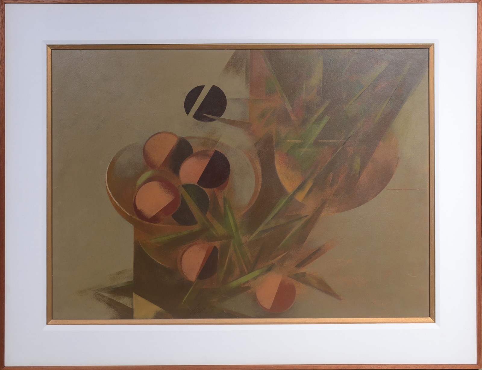 Carlos Scliar (1920-2001), Frutas na Fruteira e Folhagem - foto 2 de 5
