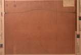 Frank Schaeffer (1917-2008), Ilha - Guache. Datado 1969. Selo no verso do Museu de Arte Moderna de São Paulo.