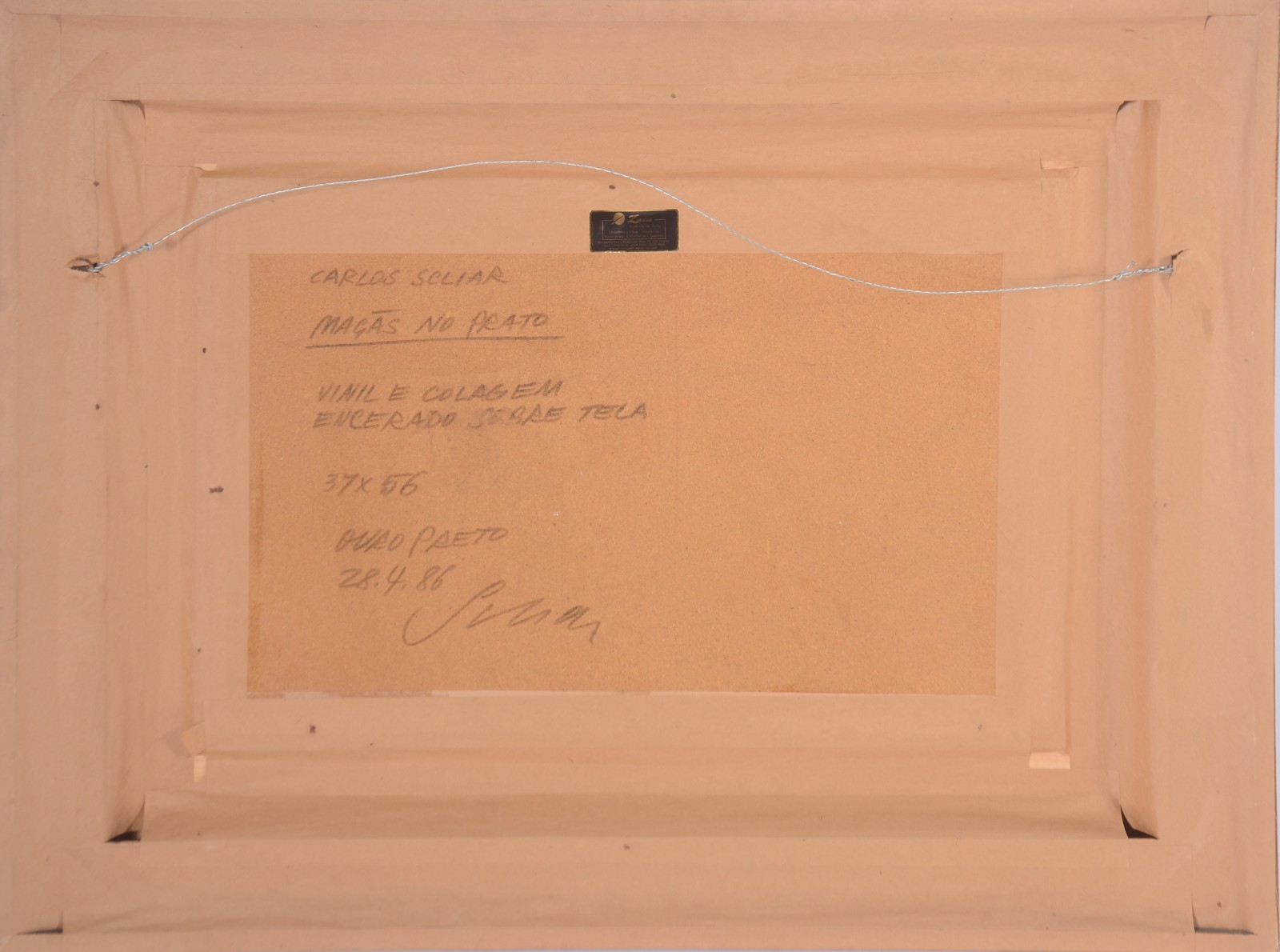 Carlos Scliar (1920-2001), Maçãs no Prato - foto 4 de 5
