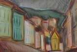 Carlos Bracher (1940), Ladeira do Ouvidor - Óleo sobre tela - datado 86.