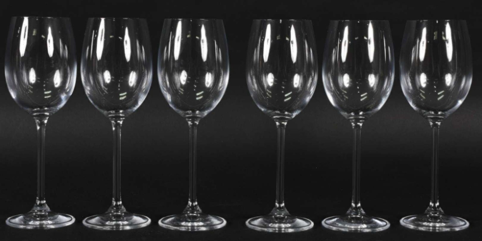 Seis taças de cristal para vinho branco, 350 ml. - foto 1 de 2