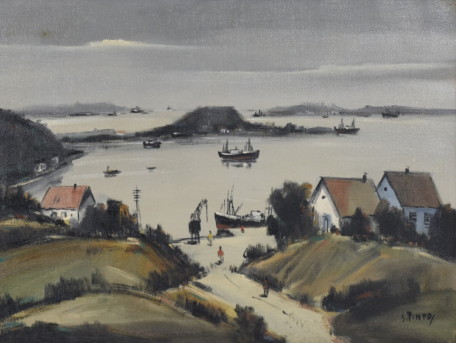 Sylvio Pinto (1918-1997), Ponta da Areia - foto 1 de 4