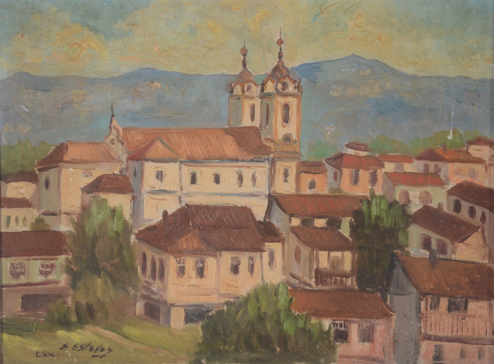 E. Esteves (1916), Paisagem de Minas - Diamantina - foto 1 de 4