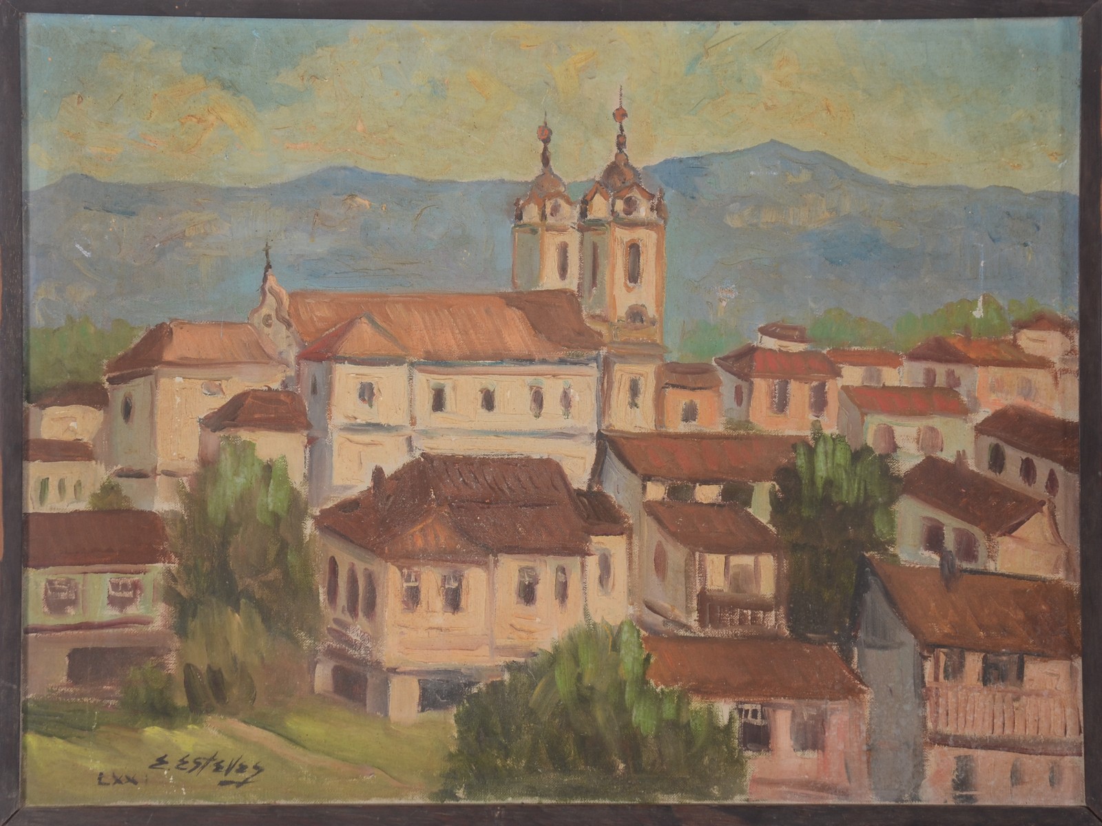 E. Esteves (1916), Paisagem de Minas - Diamantina - foto 2 de 4