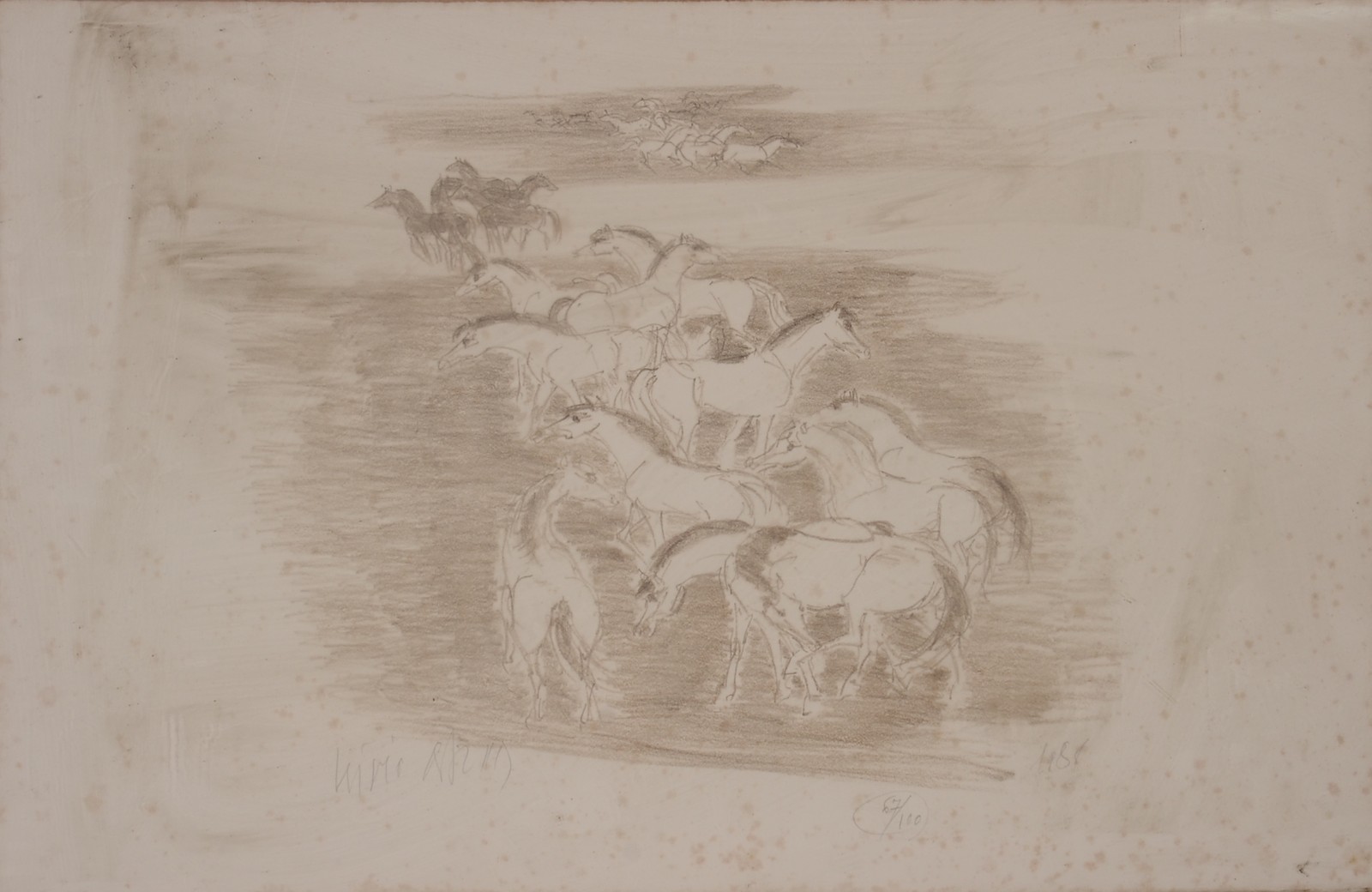 Lívio Abramo (1903-1993), Cavalos - foto 1 de 6