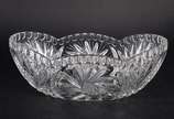 Dois centros de mesa de cristal lapidado feitio... - Dois centros de mesa de cristal lapidado feitio gondola.