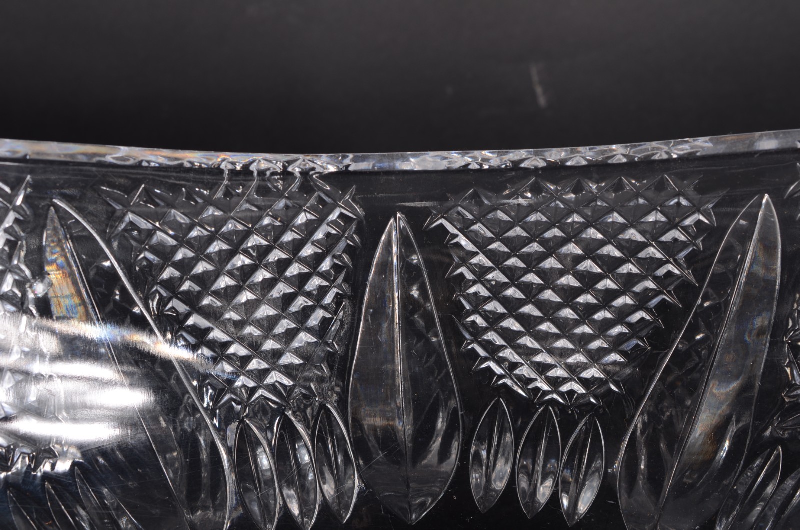 Dois centros de mesa de cristal lapidado feitio gondola. - foto 7 de 9