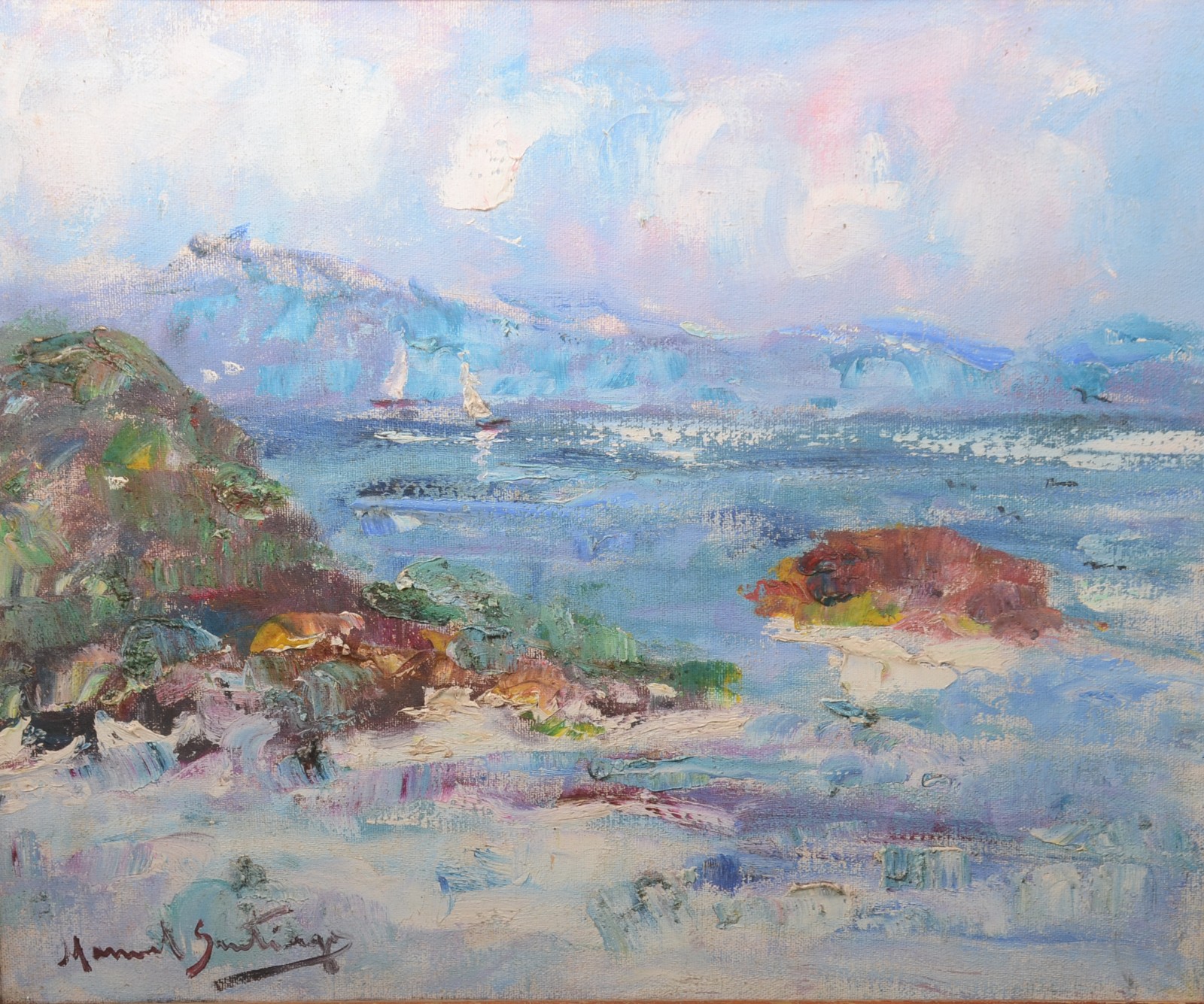 Manoel Santiago (1897-1987), Paisagem e Marinha - foto 1 de 5