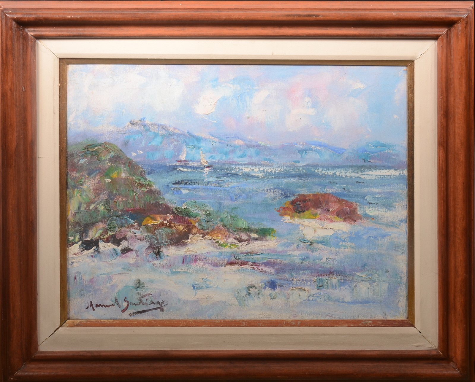 Manoel Santiago (1897-1987), Paisagem e Marinha - foto 2 de 5