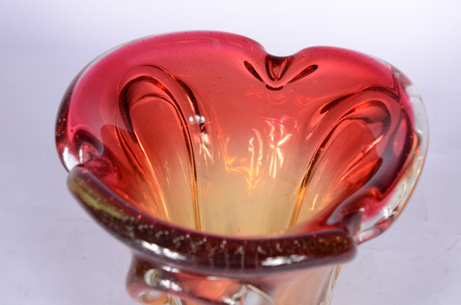 Vaso de murano em degradê. - foto 3 de 4