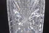 Duas garrafas de cristal tcheco lapidado. - Duas garrafas de cristal tcheco lapidado.