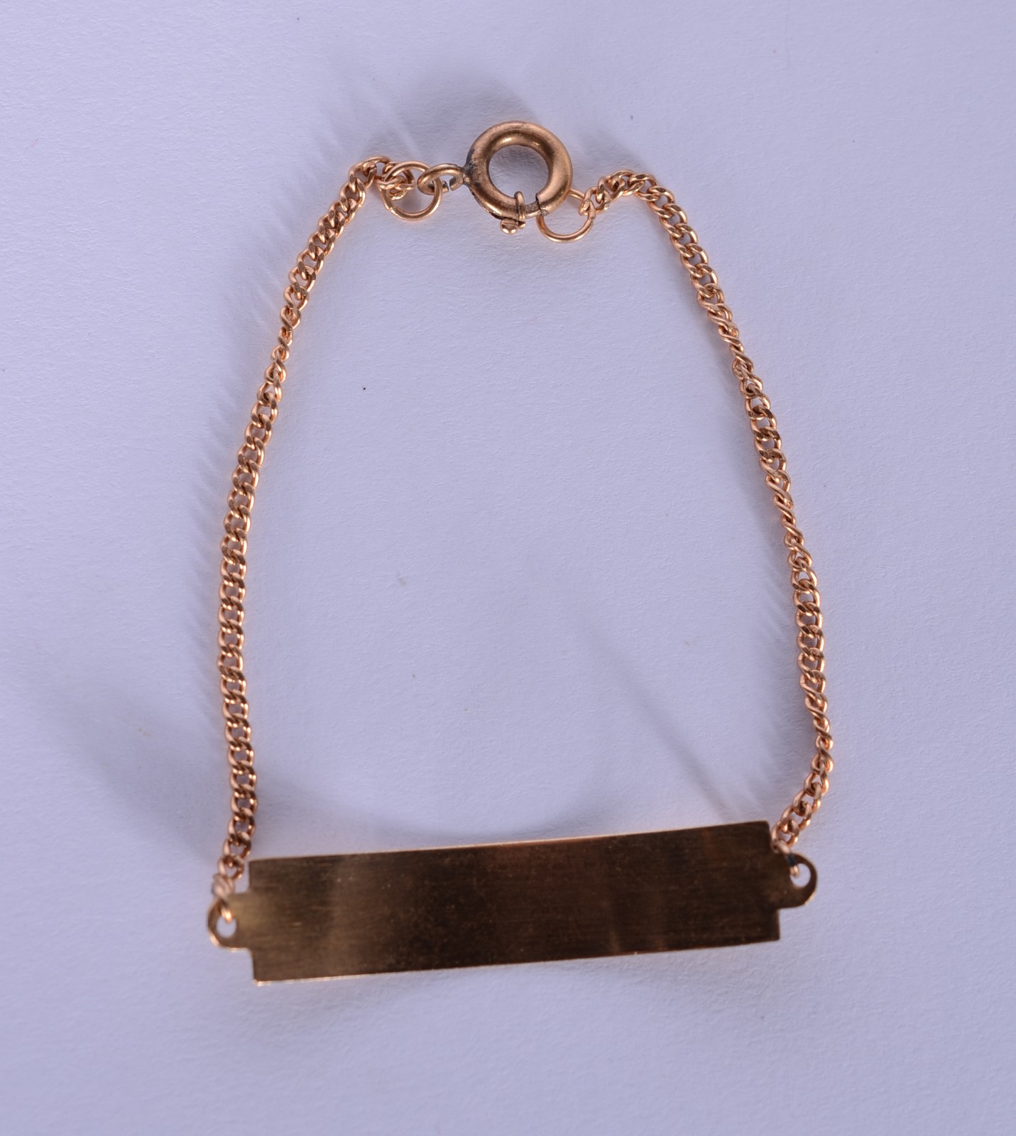 Pulseira de ouro 18 k., com nome gravado. (Por motivos de segurança a... - foto 4 de 4