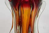 Vaso  de murano na cor rubi - Vaso  de murano na cor rubi