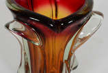 Vaso  de murano na cor rubi - Vaso  de murano na cor rubi