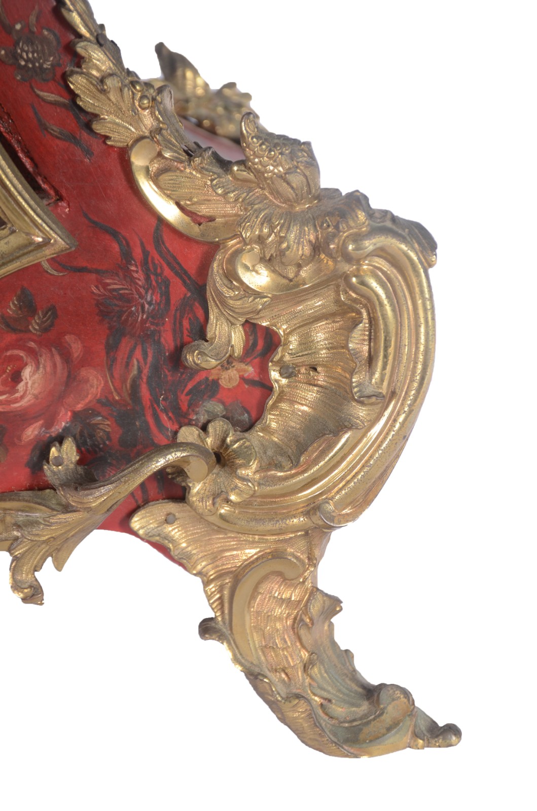 Importante Relógio francês "Cartel" Luis XV com console, em bronze e... - foto 6 de 10