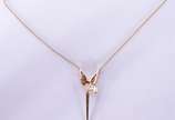 HStern (1945),  - Coleção Rock Season - Colar de ouro 18 k. com pendente na forma de coruja com aproximadamente 79 diamantes.