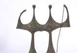 Bruno Giorgi (1905-1993), Candangos - Escultura de bronze, base de madeira. Altura da escultura: 25 cm/ Altura total: 26 cm.