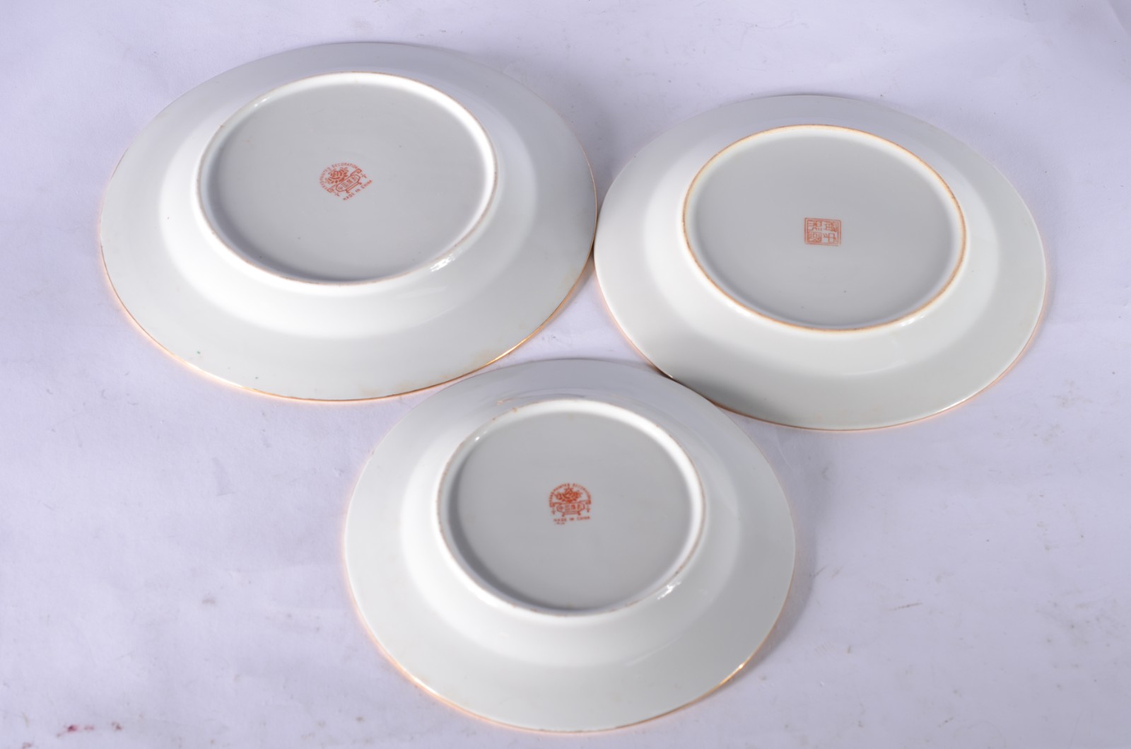 Serviço de jantar de porcelana chinesa, decorados com galos em... - foto 4 de 6