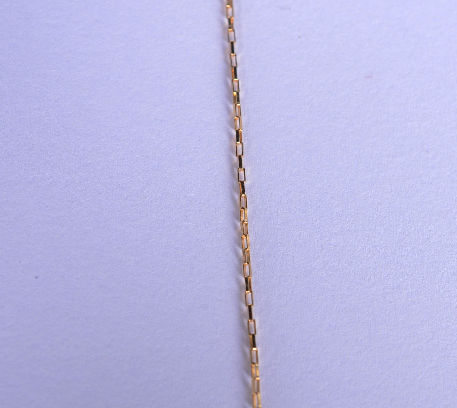 Colar com pendente de ouro 18 k., contraste 750 mls, malha com... - foto 5 de 7