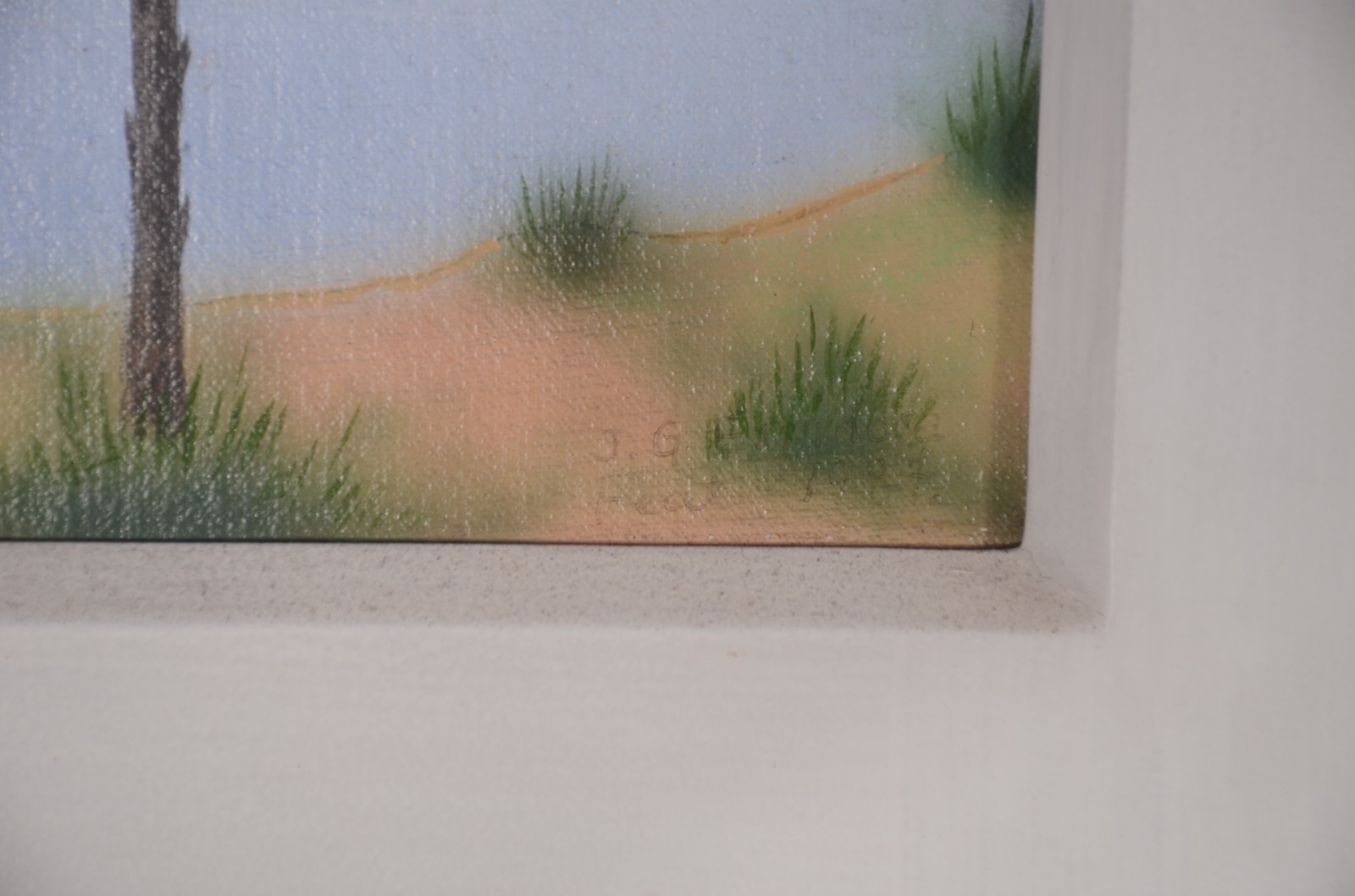 Óleo sobre eucatex. - foto 3 de 5