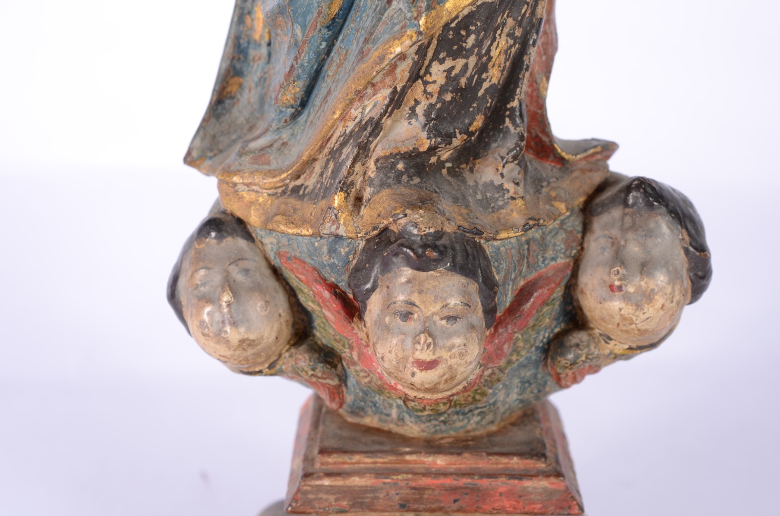 Nossa Senhora da Conceição - Imagem de madeira entalhada e... - foto 5 de 7